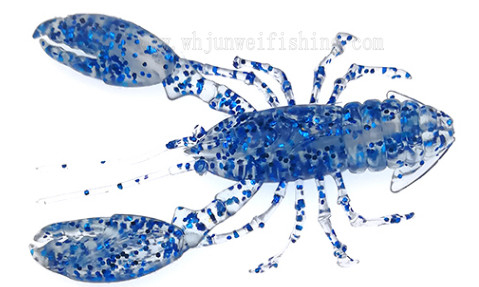 best sale 9.5cm 12.6g with luminous many colors snapper soft PVC fishing shrimp lure supplier