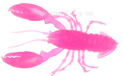 best sale 9.5cm 12.6g with luminous many colors snapper soft PVC fishing shrimp lure supplier