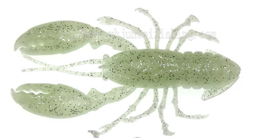 best sale 9.5cm 12.6g with luminous many colors snapper soft PVC fishing shrimp lure supplier