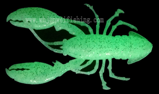 best sale 9.5cm 12.6g with luminous many colors snapper soft PVC fishing shrimp lure supplier