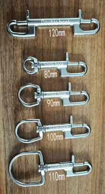 Single hook  Double hook fork shaped spring shackle diving hook  high Rust-proof  good strength supplier