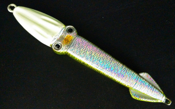 Lead alloy metal squid lure  120g 150g 180g 200g 300g 5colors with luminous supplier