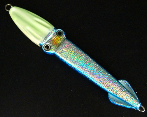 Lead alloy metal squid lure  120g 150g 180g 200g 300g 5colors with luminous supplier