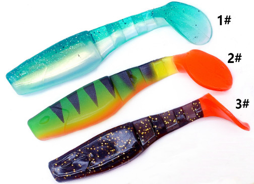 10cm 10.3g T tail soft bait fishing lure supplier