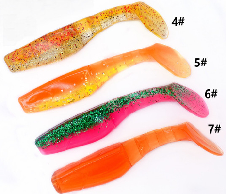 10cm 10.3g T tail soft bait fishing lure supplier
