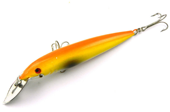 14cm 16.2g  metal tongue action diving muti colors  hard plastic fishing lure supplier