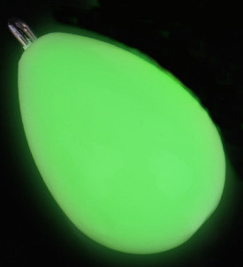 30~150g water drop shaped enviroment protection luminous lead weight with two kinds of nose supplier